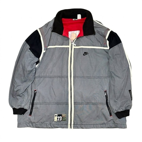 Nike Other - Vintage 90s Nike Air Jordan Legendary No 23 XL Gray Full Zip Jacket RN56323